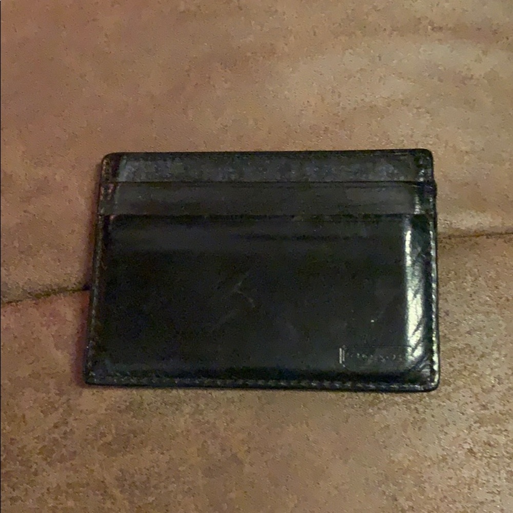 Coach money clip card case